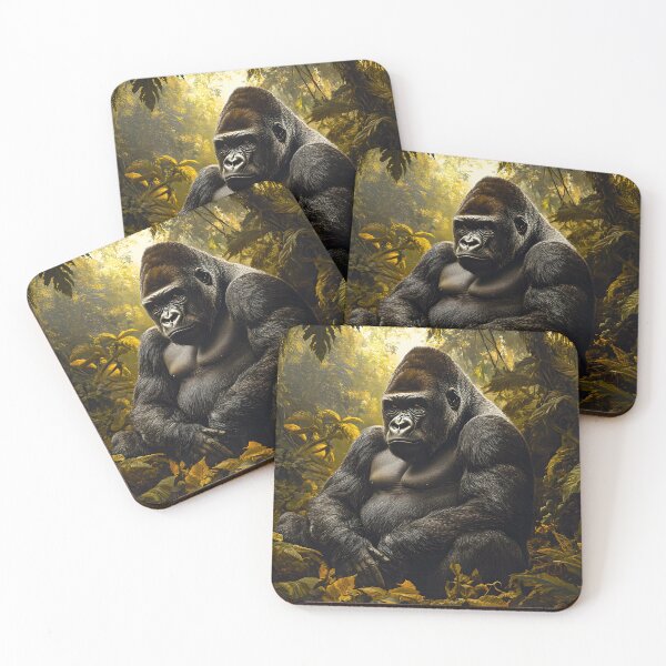 Item preview, Gorilla in the African jungle - Wildlife photo designed and sold by TheArtistOf2022.