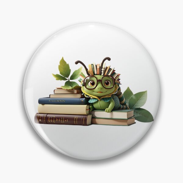 Item preview, Bookworm Caterpillar designed and sold by FluffyPeels.