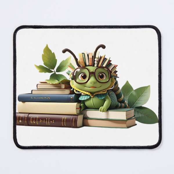Item preview, Bookworm Caterpillar designed and sold by FluffyPeels.
