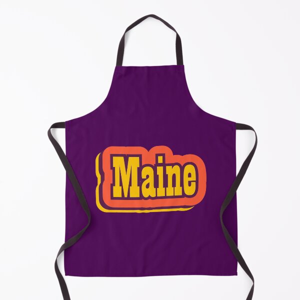 Item preview, Maine State of America Retro Typography designed and sold by ArtNoveltee.