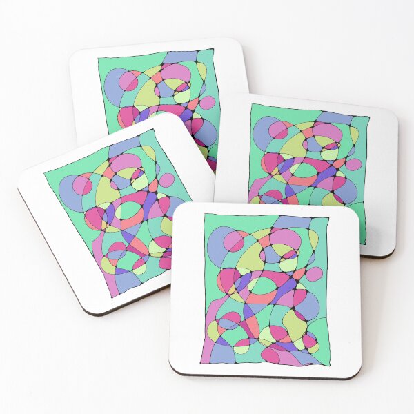 Item preview, Squiggle Abstract Art designed and sold by HydrangeaDelMar.