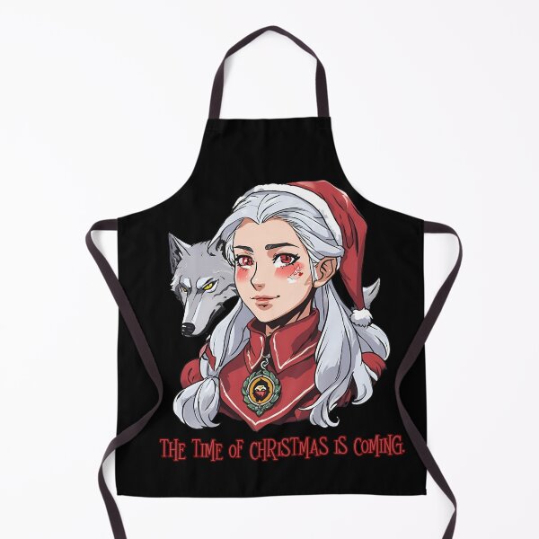 Item preview, The Time of Christmas is coming. Sweet girl and white wolf. ANIME designed and sold by DONandEK.