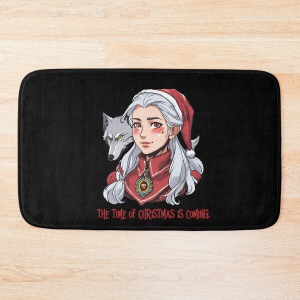 Item preview, The Time of Christmas is coming. Sweet girl and white wolf. ANIME designed and sold by DONandEK.