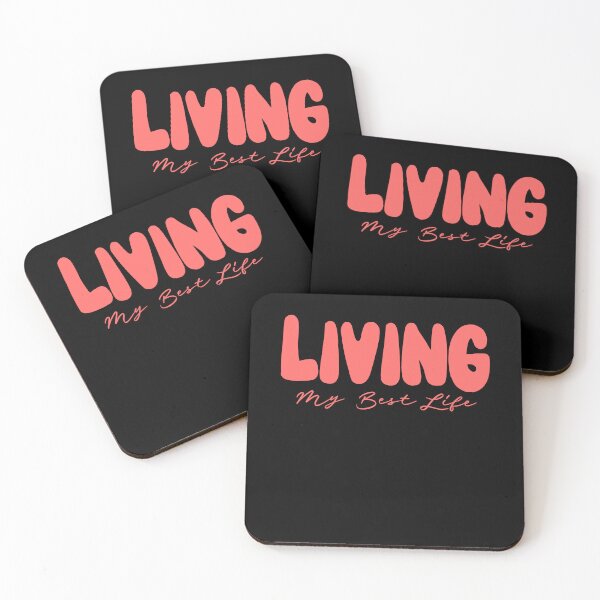 Item preview, Living My Best Life Saying designed and sold by SpiritualVision.