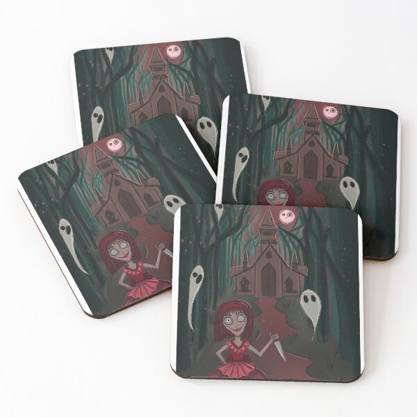 Item preview, Creepy cute illustration, ghosts, Halloween atmosphere designed and sold by HappyRiri.