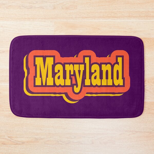 Item preview, Maryland State of America Retro Typography designed and sold by ArtNoveltee.