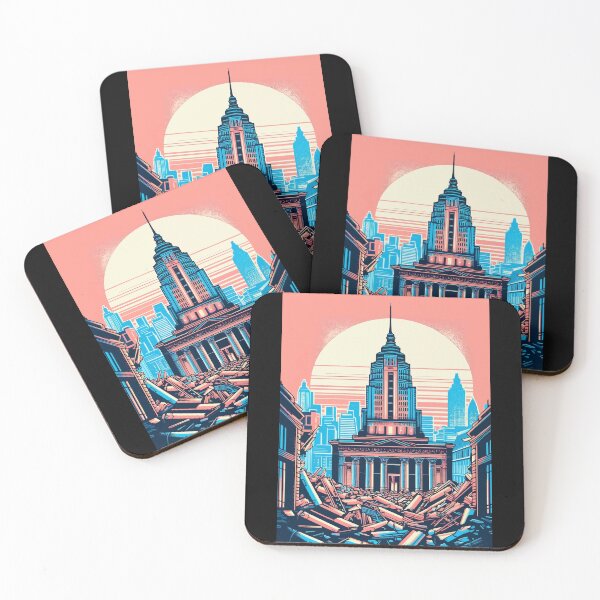 Item preview, Echoes of the Fallen City - post-apocalyptic art designed and sold by e-milka.