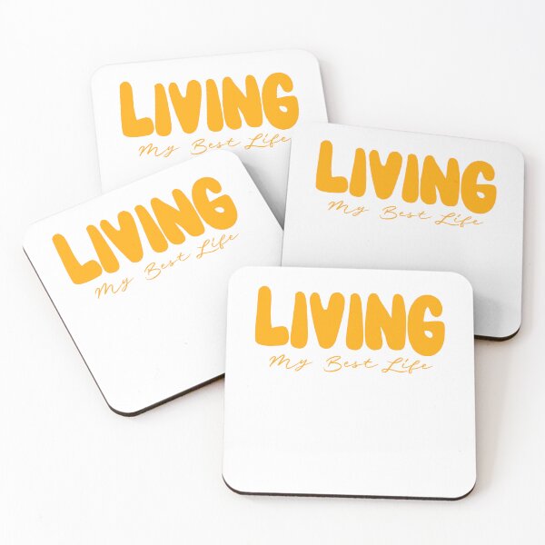 Item preview, Living My Best Life Saying designed and sold by SpiritualVision.