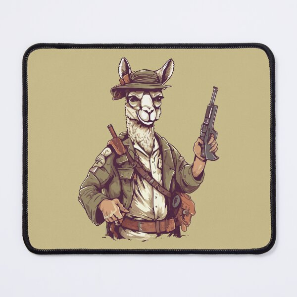Item preview, Gangsta llama designed and sold by Amir Faysal.