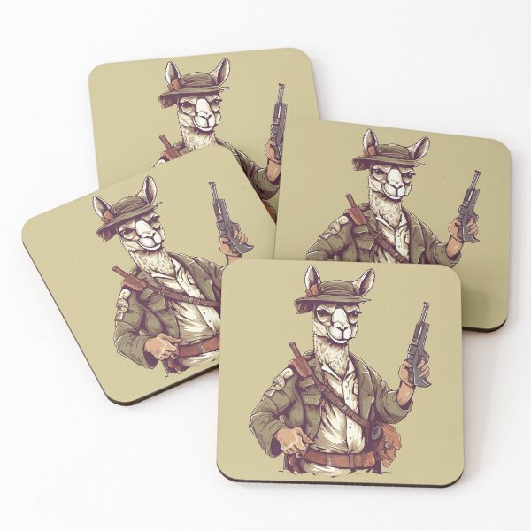 Item preview, Gangsta llama designed and sold by Amir Faysal.