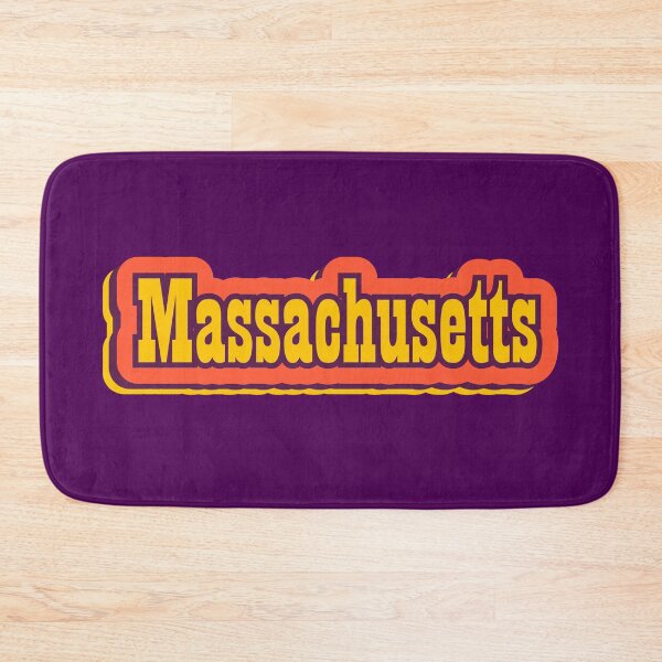 Item preview, Massachusetts State of America Retro Typography designed and sold by ArtNoveltee.