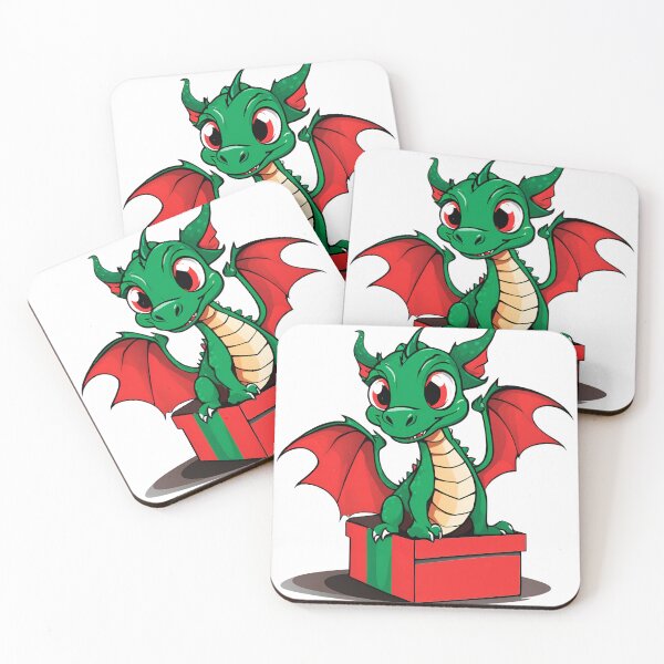 Item preview, Holiday Magic: Dragon’s Christmas Surprise designed and sold by PETS ABC.