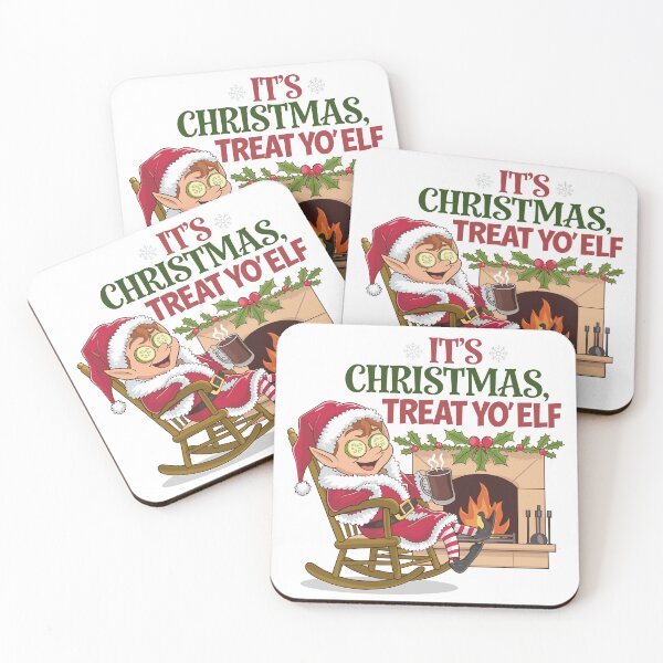 Item preview, Cozy Christmas Elf – It's Christmas, Treat Yo’ Elf designed and sold by JPees.
