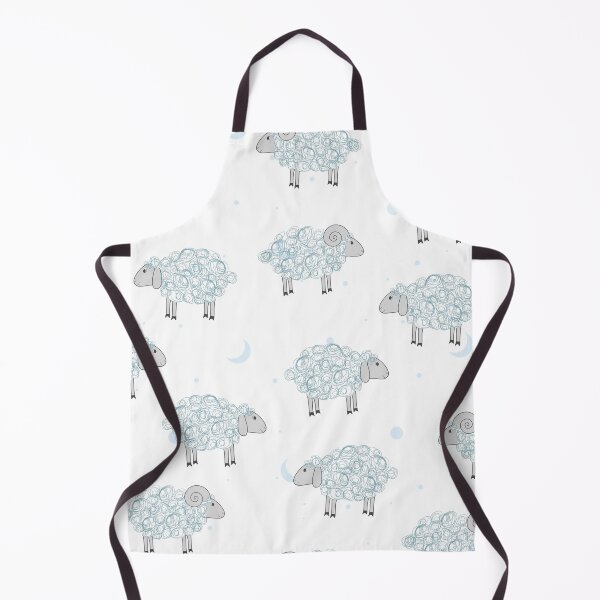 Item preview, Minimalist Blue Moon Sheep Pattern designed and sold by successmom.
