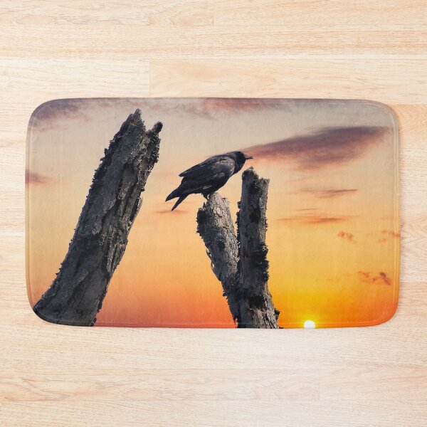Item preview, Crow at Sunrise designed and sold by Frankie Cat Photography.
