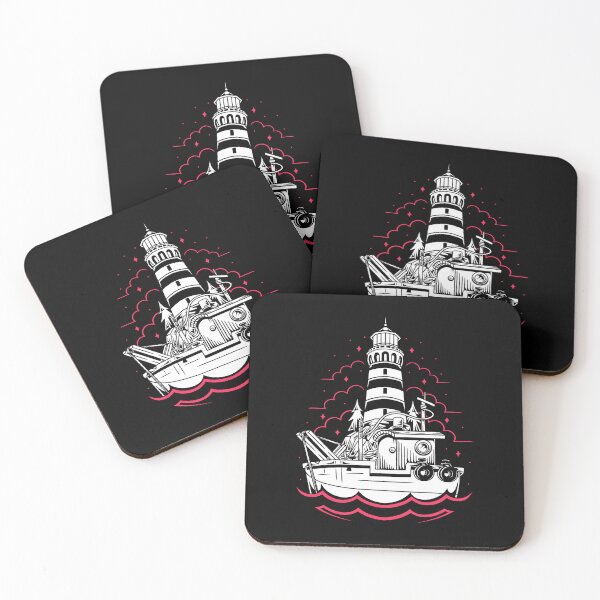 Item preview, Boat & Lighthouse designed and sold by AlundrART.