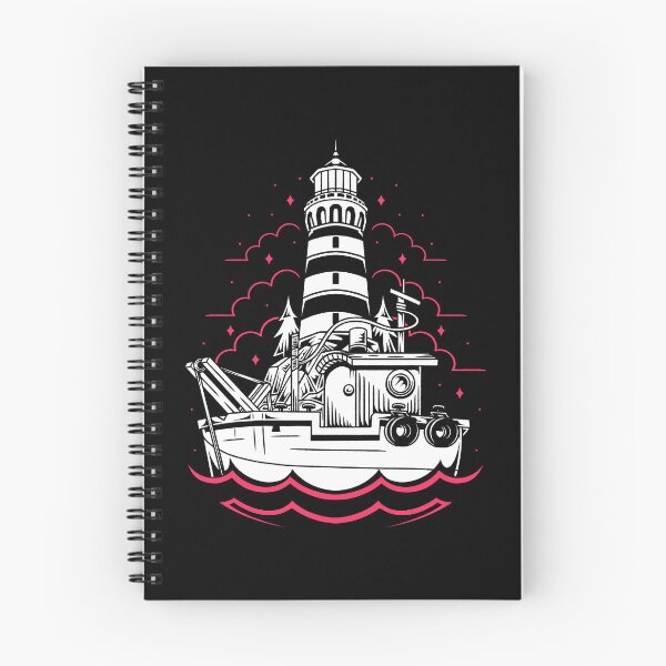 Item preview, Boat & Lighthouse designed and sold by AlundrART.