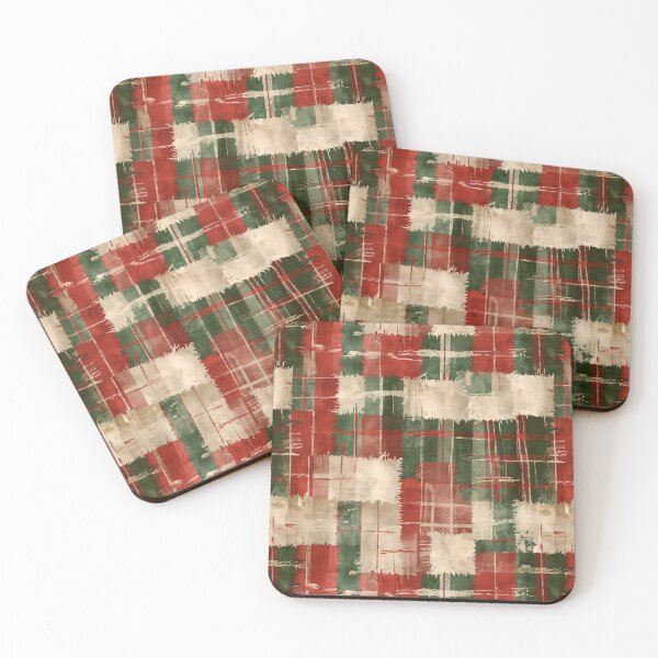 Item preview, Grunge Distressed Christmas Plaid designed and sold by gjsart.