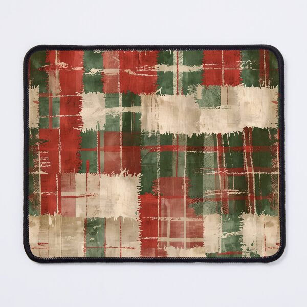 Item preview, Grunge Distressed Christmas Plaid designed and sold by gjsart.