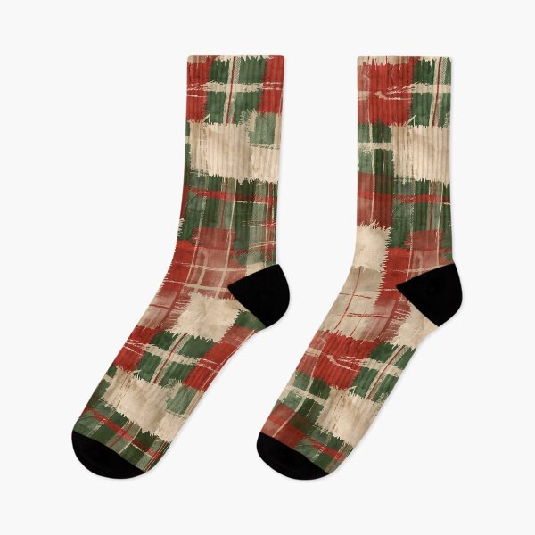 Item preview, Grunge Distressed Christmas Plaid designed and sold by gjsart.