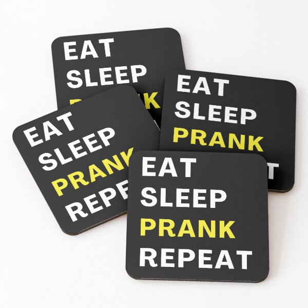 Item preview, Eat Sleep Prank Repeat Funny Lifestyle Design designed and sold by DesignDazzles.