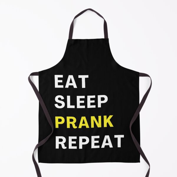 Item preview, Eat Sleep Prank Repeat Funny Lifestyle Design designed and sold by DesignDazzles.