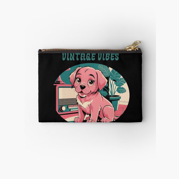 Item preview, Vintage vibes. Cute pink puppy. designed and sold by JAGA-ALIME.