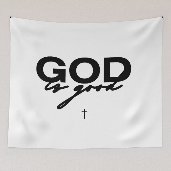 Item preview, God Is Good | Jesus | Faith And Art designed and sold by FaithAndArt.