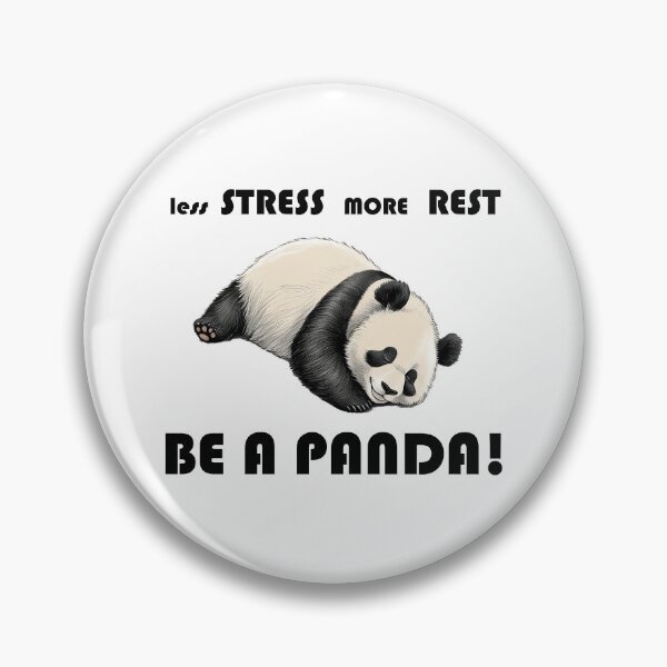 Item preview, less stress more rest-BE A PANDA designed and sold by Cloud9bd.
