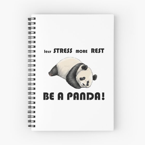 Item preview, less stress more rest-BE A PANDA designed and sold by Cloud9bd.
