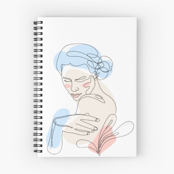 Item preview, Abstract Line Art of a Woman Reading | Harmony in Lines: Woman Reading designed and sold by Dipab121.