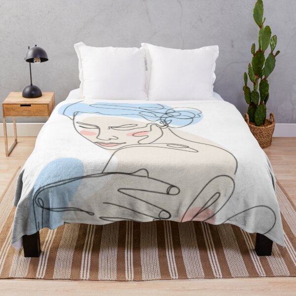 Item preview, Abstract Line Art of a Woman Reading | Harmony in Lines: Woman Reading designed and sold by Dipab121.