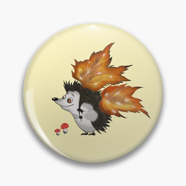 Item preview, Cute hedgehog in autumn designed and sold by Irina Sokol.