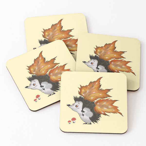 Item preview, Cute hedgehog in autumn designed and sold by Irina Sokol.