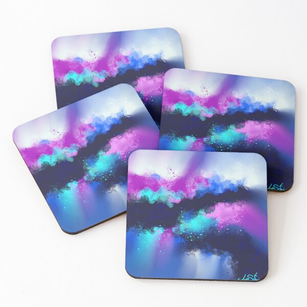 Item preview, Metroid Fusion - Purple Blue Teal Abstract designed and sold by Joey Santiago.