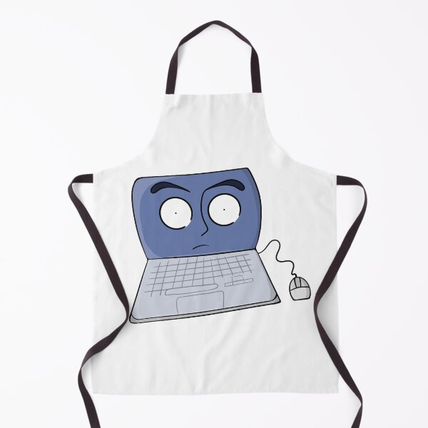 Item preview, Laptop with scared eyes designed and sold by shopdiego.