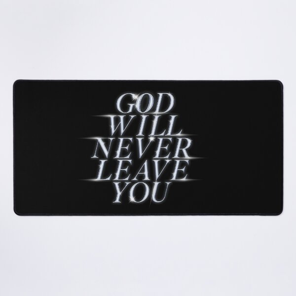 Item preview, God Will Never Leave You | | Jesus Art | Faith And Art designed and sold by FaithAndArt.