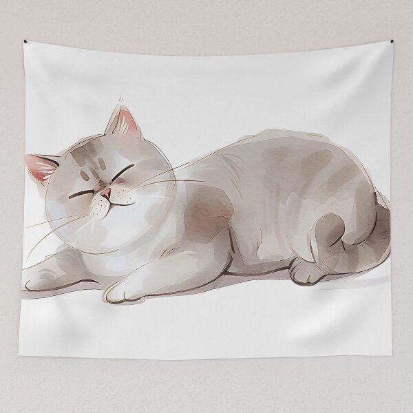 Item preview, Happy_Fat_Cat_Illustration designed and sold by kojinho.