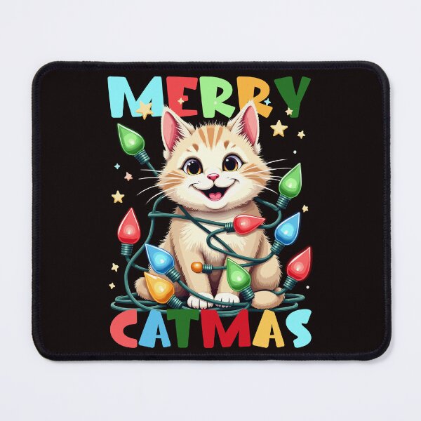 Item preview, Merry Catmas Cute Cat Lights for Pet Lovers Holiday designed and sold by AxelBrook.