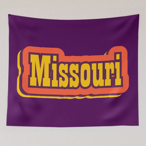 Artikelvorschau, Retro-Typografie des Staates Missouri entworfen und verkauft von ArtNoveltee.