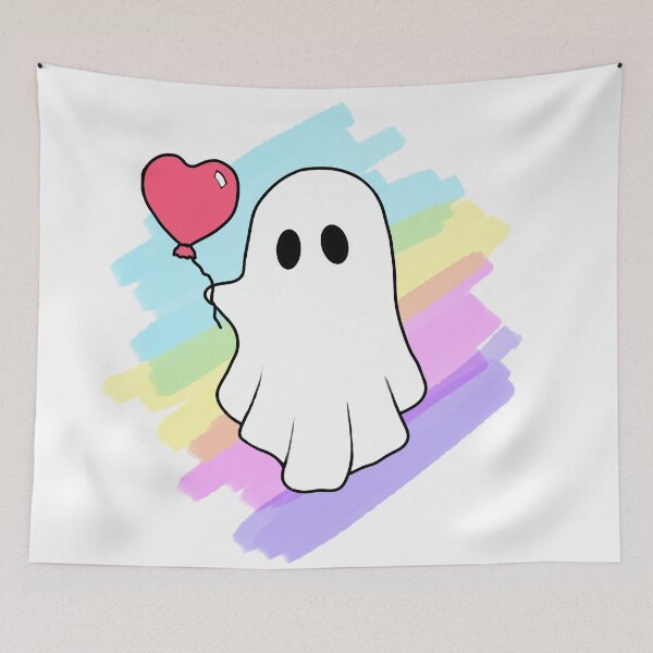 Item preview, Ghosty with a heart designed and sold by ickiskull.
