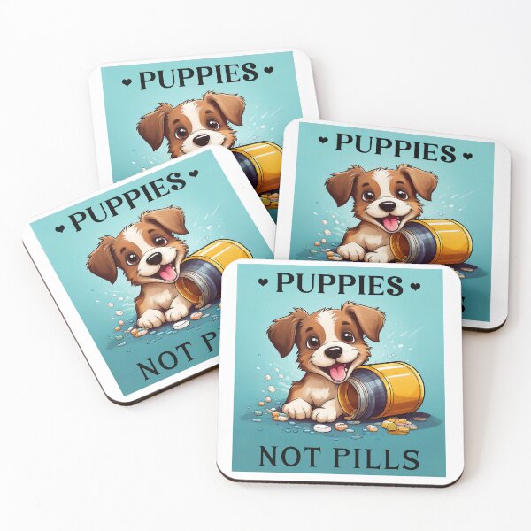 Item preview, Cachorros, no pastillas designed and sold by Kspirit Designs.