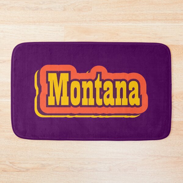 Item preview, Montana State of America Retro Typography designed and sold by ArtNoveltee.