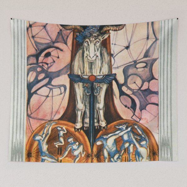 Item preview, Thoth Tarot  / The Devil by Aleister Crowley / Satan / Lucifer / Baphomet designed and sold by tanabe.