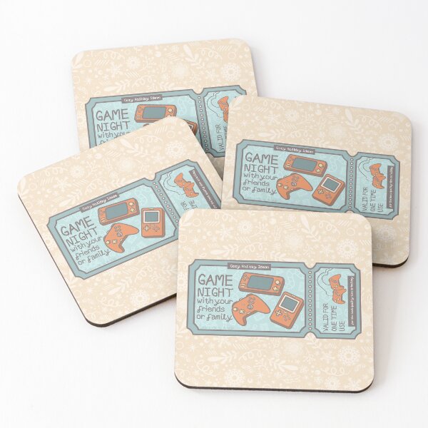 Item preview, Cozy Holiday Ticket to Game Night for Your Holiday designed and sold by Khotekmei.