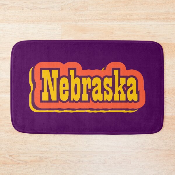 Item preview, Nebraska State of America Retro Typography designed and sold by ArtNoveltee.