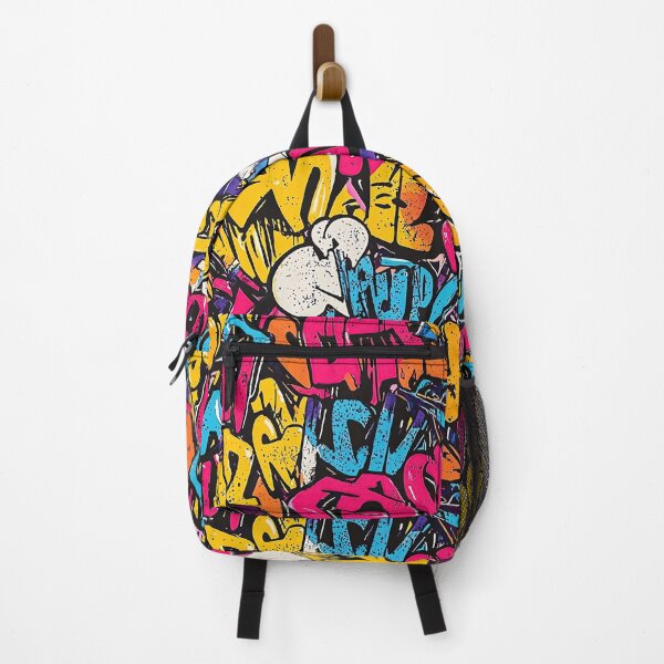 Item preview, Colorful graffiti style abstract vivid playful retro designed and sold by Fernnieskillup.