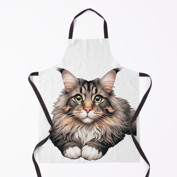 Item preview, Maine Coon Cat Laying Down designed and sold by nikkolaus.