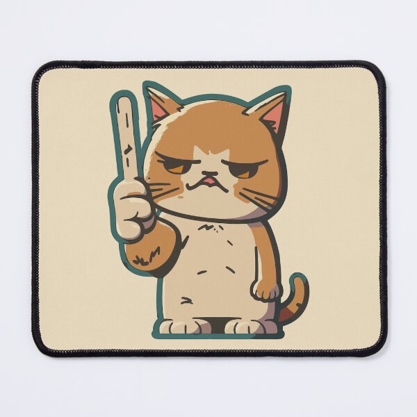 Item preview, Cat shoving Middle Finger designed and sold by Amir Faysal.