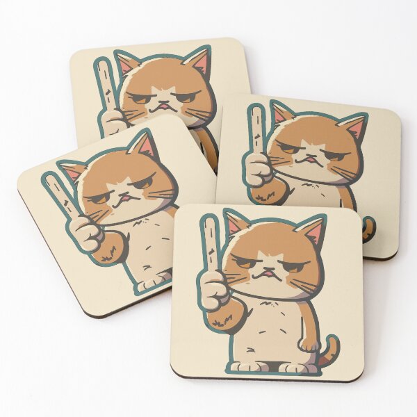 Item preview, Cat shoving Middle Finger designed and sold by Amir Faysal.